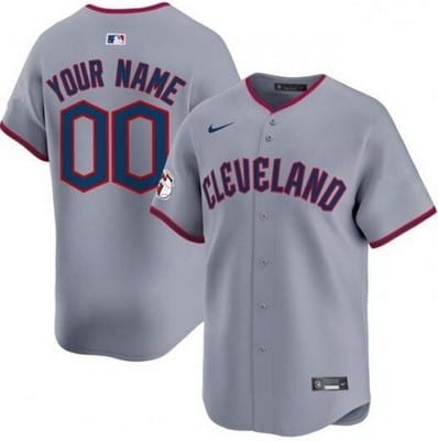 Cleveland Guardians Customized Gray Limited Jersey