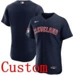 Cleveland Guardians Customized Navy Authentic Jersey