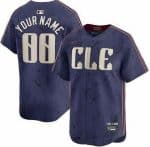 Cleveland Guardians Customized Navy City Connect Limited Jersey