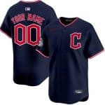 Cleveland Guardians Customized Navy Limited Jersey