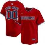 Cleveland Guardians Customized Red Alternate Limited Jersey