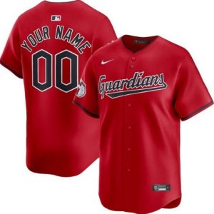 Cleveland Guardians Customized Red Limited Jersey
