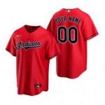 Cleveland Indians Customized Red Alternate 2020 Cool Base Jersey