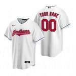 Cleveland Indians Customized White 2020 Cool Base Jersey