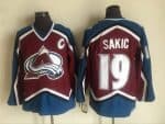Colorado Avalanche #19 Joe Sakic Red Retro Jersey