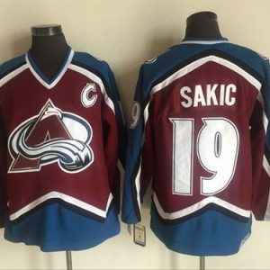 Colorado Avalanche #19 Joe Sakic Red Retro Jersey
