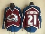 Colorado Avalanche #21 Peter Forsberg Red Retro Jersey