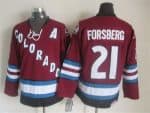 Colorado Avalanche #21 Peter Forsberg Red Throwback Jersey