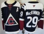 Colorado Avalanche #29 Nathan MacKinnon Navy Authentic Jersey