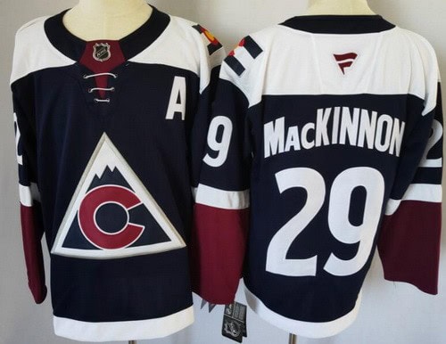 Colorado Avalanche #29 Nathan MacKinnon Navy Authentic Jersey