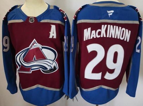 Colorado Avalanche #29 Nathan MacKinnon Red Authentic Jersey