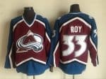 Colorado Avalanche #33 Patrick Roy Red Retro Jersey