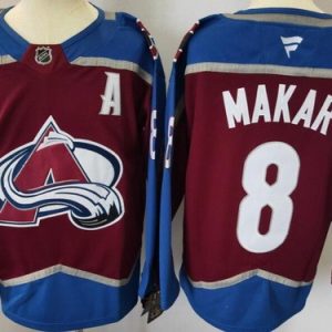 Colorado Avalanche #8 Cale Makar Red Authentic Jersey