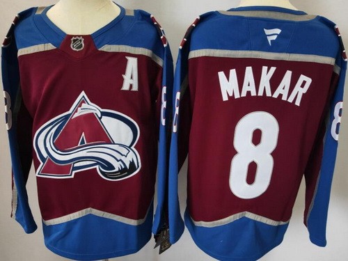 Colorado Avalanche #8 Cale Makar Red Authentic Jersey