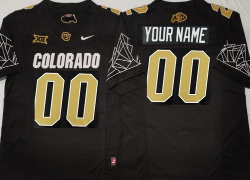 Colorado Buffaloes Customized Limited Black Alternate FUSE College Football Jersey
