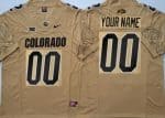 Colorado Buffaloes Customized Limited Gold Alternate FUSE College Football Jersey