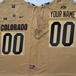 Colorado Buffaloes Customized Limited Gold Alternate FUSE College Football Jersey