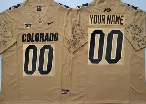 Colorado Buffaloes Customized Limited Gold Alternate FUSE College Football Jersey