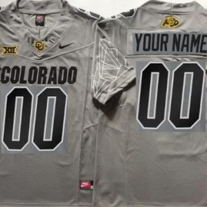 Colorado Buffaloes Customized Limited Gray Alternate FUSE College Football Jersey
