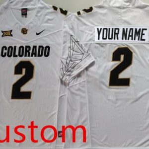 Colorado Buffaloes Customized Limited White Alternate FUSE College Football Jersey