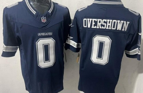 Dallas Cowboys #0 DeMarvion Overshown Limited Navy FUSE Vapor Jersey