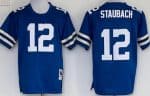 Dallas Cowboys #12 Roger Staubach Blue Throwback Jersey