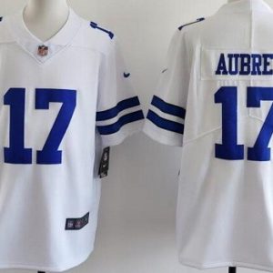 Dallas Cowboys #17 Brandon Aubrey Limited White Vapor Jersey