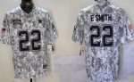 Dallas Cowboys #22 Emmitt Smith Limited Arctic Camo 2024 Salute to Service Jersey