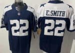 Dallas Cowboys #22 Emmitt Smith Limited Navy Alternate FUSE Vapor Jersey