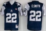 Dallas Cowboys #22 Emmitt Smith Navy 1992 Throwback Jersey