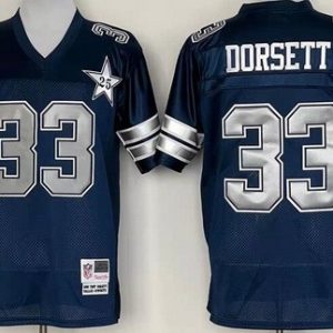 Dallas Cowboys #33 Tony Dorsett Navy 25th Throwback Jersey