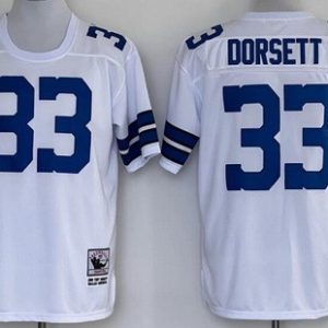 Dallas Cowboys #33 Tony Dorsett White Throwback Jersey