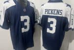 Dallas Cowboys #3 George Pickens Limited Navy Alternate FUSE Vapor Jersey