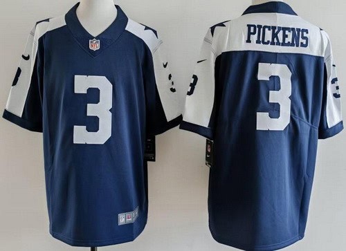 Dallas Cowboys #3 George Pickens Limited Navy Alternate Vapor Jersey