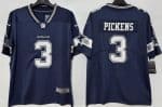 Dallas Cowboys #3 George Pickens Limited Navy Vapor Jersey