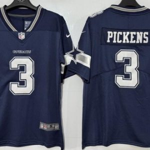 Dallas Cowboys #3 George Pickens Limited Navy Vapor Jersey
