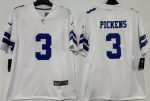 Dallas Cowboys #3 George Pickens Limited White Vapor Jersey