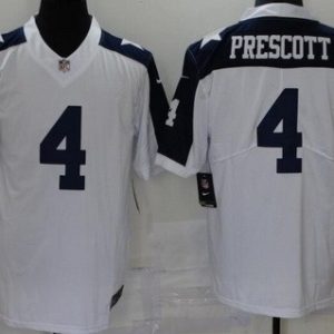 Dallas Cowboys #4 Dak Prescott Limited White Alternate Vapor Jersey