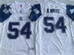 Dallas Cowboys #54 Randy White White 1984 Throwback Jersey
