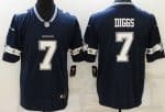 Dallas Cowboys #7 Trevon Diggs Limited Navy Vapor Jersey
