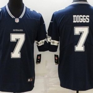 Dallas Cowboys #7 Trevon Diggs Limited Navy Vapor Jersey