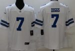 Dallas Cowboys #7 Trevon Diggs Limited White Vapor Jersey
