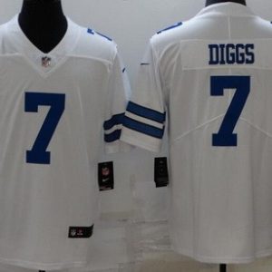 Dallas Cowboys #7 Trevon Diggs Limited White Vapor Jersey