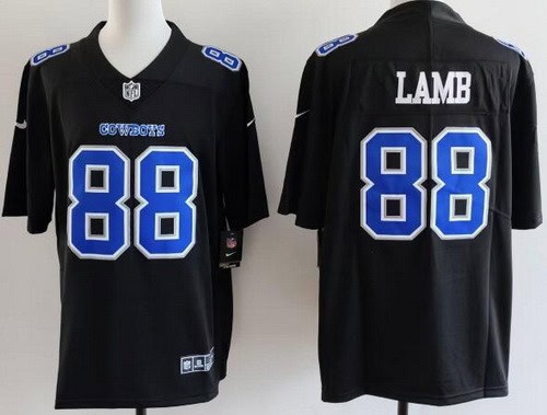 Dallas Cowboys #88 CeeDee Lamb Limited Black Fashion Vapor Jersey