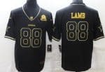 Dallas Cowboys #88 CeeDee Lamb Limited Black Gold 60th Anniversary Vapor Jersey