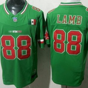 Dallas Cowboys #88 CeeDee Lamb Limited Green Mexico Fashion FUSE Vapor Jersey