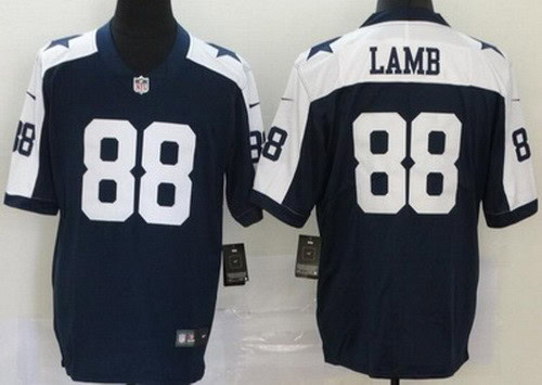 Dallas Cowboys #88 CeeDee Lamb Limited Navy Thanksgiving Vapor Untouchable Jersey