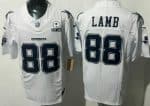 Dallas Cowboys #88 CeeDee Lamb Limited White Est 1960 Patch FUSE Vapor Jersey