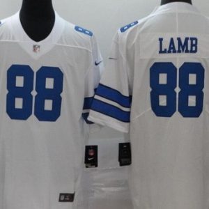 Dallas Cowboys #88 CeeDee Lamb Limited White Vapor Untouchable Jersey