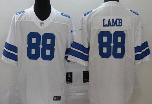 Dallas Cowboys #88 CeeDee Lamb Limited White Vapor Untouchable Jersey